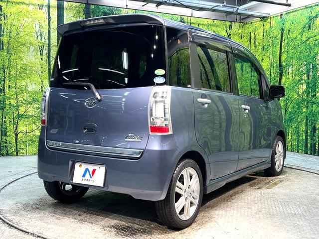 タントエグゼ カスタムＲＳ　ターボ　禁煙車　スマートキー　ＨＩＤヘッド　ＥＴＣ　純正１５インチアルミ　オートエアコン　フォグランプ　オーディオ　ＣＤ再生　革巻きステアリング　電動格納ドアミラー　サイドバイザー　ＡＵＸ（16枚目）