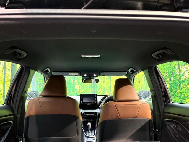 ヤリスクロス ハイブリッドZ アドベンチャー 全周囲カメラ BSM 衝突被害軽減システム レーダークルーズ 禁煙車 ハーフレザーシート パワーシート コーナーセンサー スマートキー LEDヘッド ETC 純正18インチアルミ オートハイビーム(40枚目)