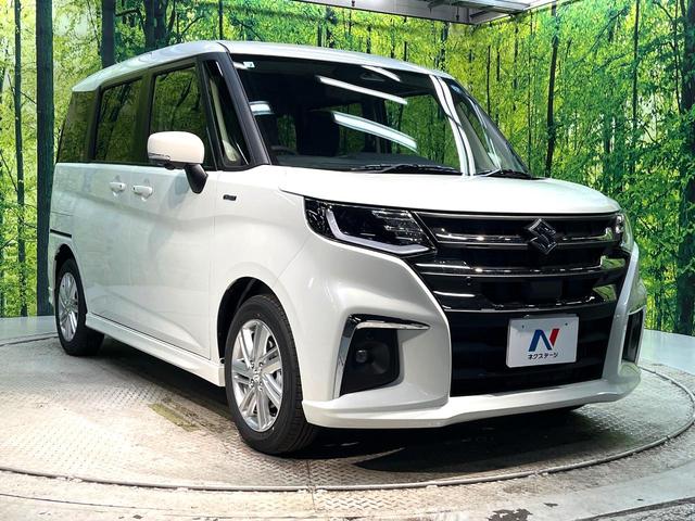 ソリオ ハイブリッドＭＺ　登録済未使用車　セーフティサポート　純正９型メモリーナビ　全周囲カメラ　両側電動ドア　アダプティブクルーズ　ブラインドスポットモニター　ヘッドアップディスプレイ　クリアランスソナー　ＬＥＤヘッド（16枚目）