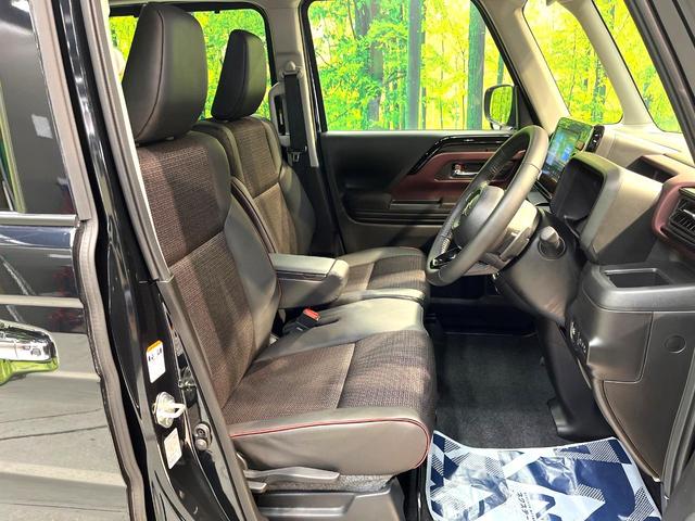 スペーシアカスタム ハイブリッドＸＳターボ　禁煙車　両側電動スライドドア　ターボ　衝突軽減システム　レーダークルーズ　純正９インチナビ　全周囲カメラ　フルセグ　ｂｌｕｅｔｏｏｔｈ　シーケンシャルターンランプ　シートヒーター　ハーフレザーシート（8枚目）