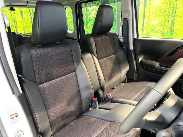 スペーシアカスタム ハイブリッドＸＳ　禁煙車　純正９型ナビ　全周囲カメラ　両側電動スライドドア　衝突軽減装置　レーダークルーズ　ＥＴＣ　シートヒーター　ハーフレザーシート　オートマチックハイビーム　Ｂｌｕｅｔｏｏｔｈ　フルセグ　ドラレコ（8枚目）