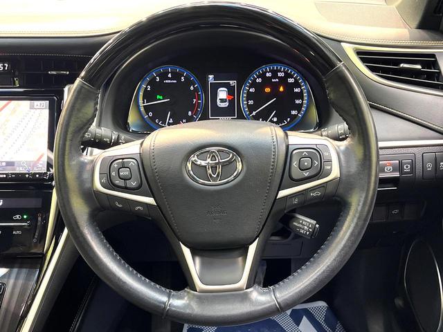 ハリアー プレミアム　サンルーフ　ＴＲＤエアロ　ＢＩＧ－Ｘ９型ナビ　衝突軽減装置　レーダークルーズコントロール　ハーフレザーシート　パワーシート　ＬＥＤヘッドライト　スマートキー　ＥＴＣ　純正１８インチアルミホイール（11枚目）