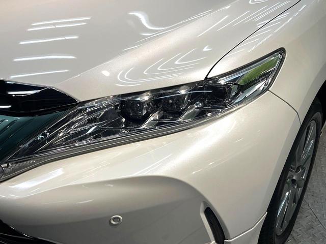 ハリアー プレミアム　サンルーフ　ＴＲＤエアロ　ＢＩＧ－Ｘ９型ナビ　衝突軽減装置　レーダークルーズコントロール　ハーフレザーシート　パワーシート　ＬＥＤヘッドライト　スマートキー　ＥＴＣ　純正１８インチアルミホイール（32枚目）