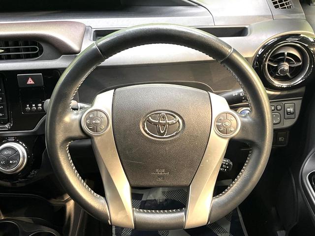 アクア Ｇ　禁煙車　純正ＳＤナビ　バックカメラ　衝突被害軽減システム　スマートキー　ビルトインＥＴＣ　クルコン　車線逸脱警報　オートライト　オートエアコン　Ｂｌｕｅｔｏｏｔｈ　ＣＤ　ＤＶＤ再生　フルセグ（11枚目）