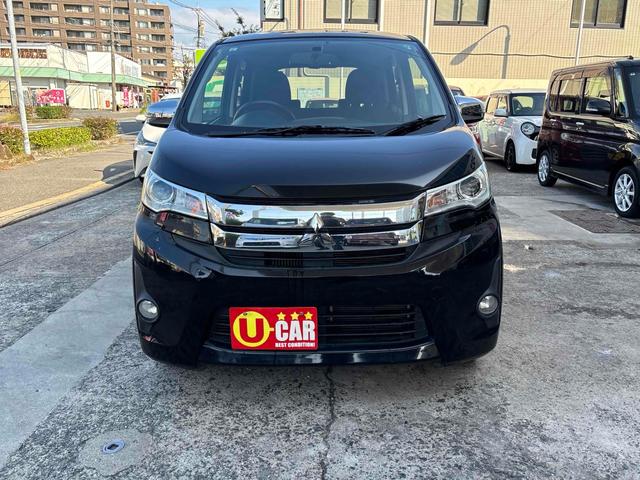 ｅＫカスタム Ｔ　ＥＴＣ　バックカメラ　ナビ　ＴＶ　ＨＩＤ　スマートキー　電動格納ミラー　ベンチシート　ＣＶＴ　盗難防止システム　ＡＢＳ　ＣＤ　ＵＳＢ　ミュージックプレイヤー接続可　アルミホイール　衝突安全ボディ（12枚目）