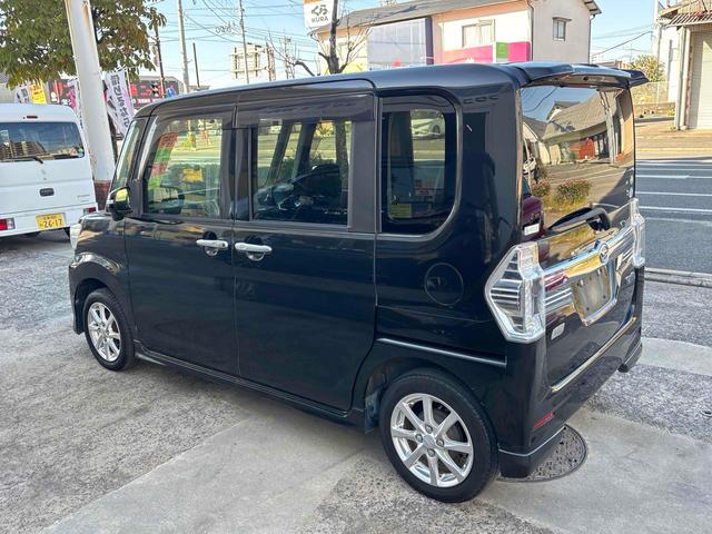 タント カスタムＸ　ＳＡ　ＥＴＣ　バックカメラ　両側スライド・片側電動　ＴＶ　衝突被害軽減システム　オートライト　ＬＥＤヘッドランプ　スマートキー　アイドリングストップ　電動格納ミラー　ベンチシート　後席モニター　ＣＶＴ（18枚目）