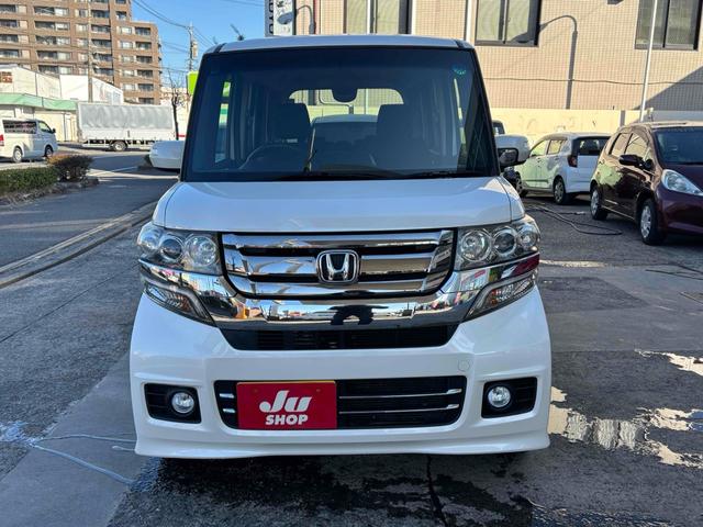 N-BOXカスタム G・Lパッケージ バックカメラ 両側電動スライドドア オートライト HID スマートキー アイドリングストップ 電動格納ミラー ベンチシート CVT 盗難防止システム ABS ESC CD ミュージックプレイヤー接続可(10枚目)