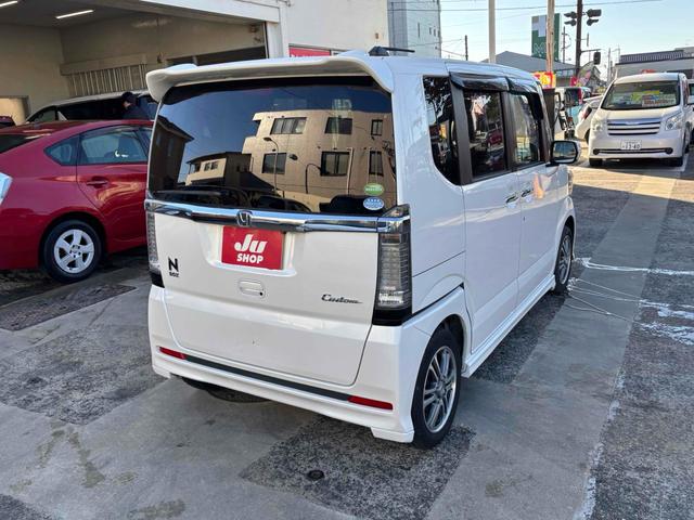 N-BOXカスタム G・Lパッケージ バックカメラ 両側電動スライドドア オートライト HID スマートキー アイドリングストップ 電動格納ミラー ベンチシート CVT 盗難防止システム ABS ESC CD ミュージックプレイヤー接続可(13枚目)