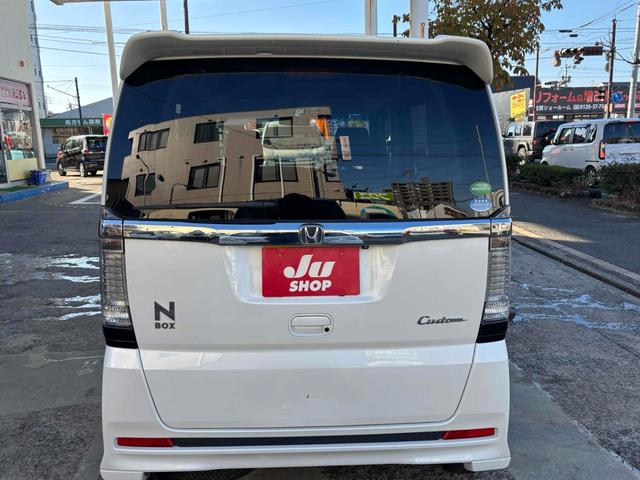 N-BOXカスタム G・Lパッケージ バックカメラ 両側電動スライドドア オートライト HID スマートキー アイドリングストップ 電動格納ミラー ベンチシート CVT 盗難防止システム ABS ESC CD ミュージックプレイヤー接続可(14枚目)