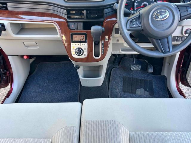 ムーヴ Ｘ　バックカメラ　ＴＶ　スマートキー　アイドリングストップ　ベンチシート　ＣＶＴ　盗難防止システム　ＡＢＳ　ＥＳＣ　ＣＤ　ＵＳＢ　アルミホイール　衝突安全ボディ　エアコン　パワーステアリング（22枚目）