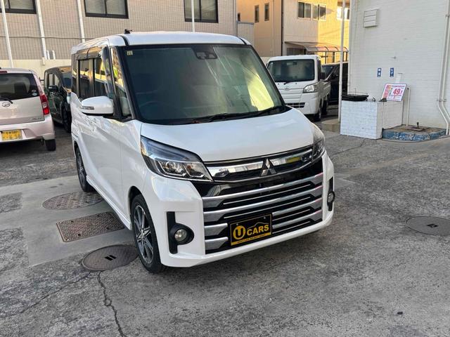 ｅＫスペースカスタム カスタムＴ　セーフティプラスエディション　全周囲カメラ　両側電動スライドドア　オートクルーズコントロール　衝突被害軽減システム　オートマチックハイビーム　ＬＥＤヘッドランプ　スマートキー　アイドリングストップ　電動格納ミラー　ベンチシート（14枚目）