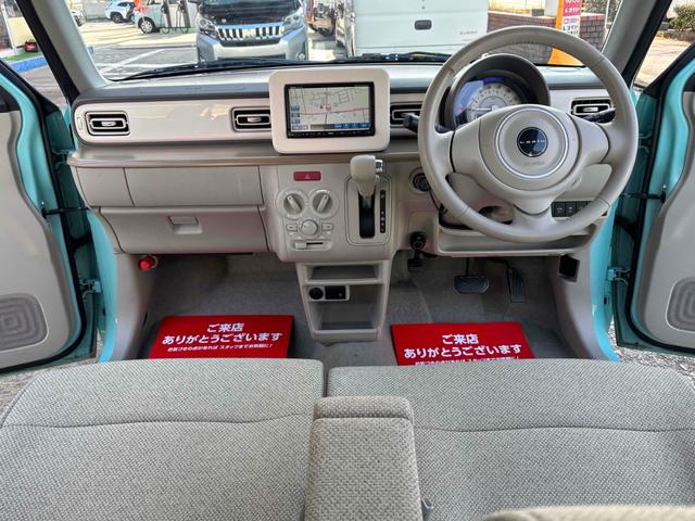 アルトラパン S ナビ TV 衝突被害軽減システム オートライト HID スマートキー アイドリングストップ 電動格納ミラー シートヒーター ベンチシート CVT 盗難防止システム ABS ESC CD DVD再生(2枚目)