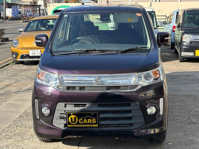 ワゴンＲスティングレー Ｘ　ＥＴＣ　ナビ　ＴＶ　衝突被害軽減システム　ＨＩＤ　スマートキー　アイドリングストップ　シートヒーター　ベンチシート　ＣＶＴ　盗難防止システム　ＡＢＳ　ＥＳＣ　アルミホイール　衝突安全ボディ　エアコン（13枚目）