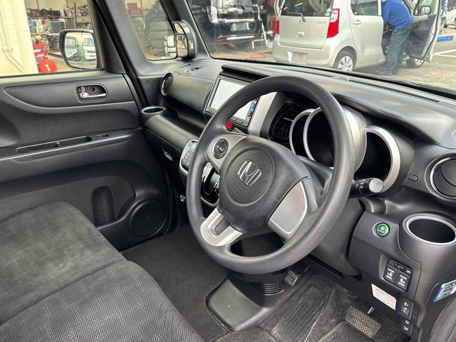 N-BOX G SSパッケージ バックカメラ 両側電動スライドドア ナビ 衝突被害軽減システム スマートキー アイドリングストップ 電動格納ミラー ベンチシート CVT 盗難防止システム ABS ESC アルミホイール(35枚目)