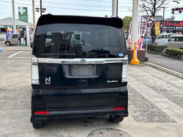 Ｎ－ＢＯＸカスタム Ｇ・ターボパッケージ　バックカメラ　両側電動スライドドア　ナビ　オートクルーズコントロール　オートライト　ＨＩＤ　スマートキー　アイドリングストップ　電動格納ミラー　ベンチシート　ターボ　ＣＶＴ　盗難防止システム　ＡＢＳ（14枚目）