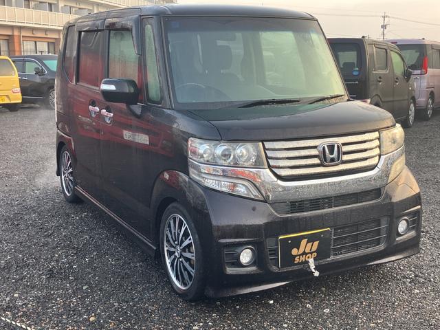 Ｎ－ＢＯＸ＋カスタム Ｇ・ターボパッケージ　バックカメラ　両側電動スライドドア　ナビ　ＴＶ　オートクルーズコントロール　オートライト　ＨＩＤ　スマートキー　アイドリングストップ　電動格納ミラー　ベンチシート　ＣＶＴ　盗難防止システム　ＡＢＳ（13枚目）