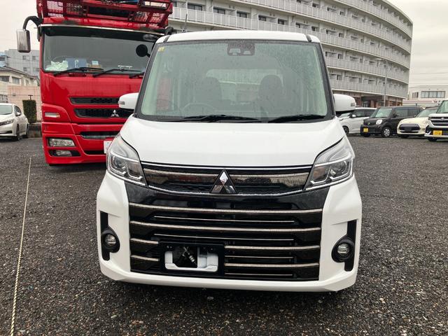 ｅＫスペースカスタム カスタムＧ　ｅ－アシスト　全周囲カメラ　両側スライド・片側電動　ナビ　ＴＶ　衝突被害軽減システム　オートマチックハイビーム　オートライト　ＨＩＤ　スマートキー　アイドリングストップ　電動格納ミラー　シートヒーター　ベンチシート（12枚目）