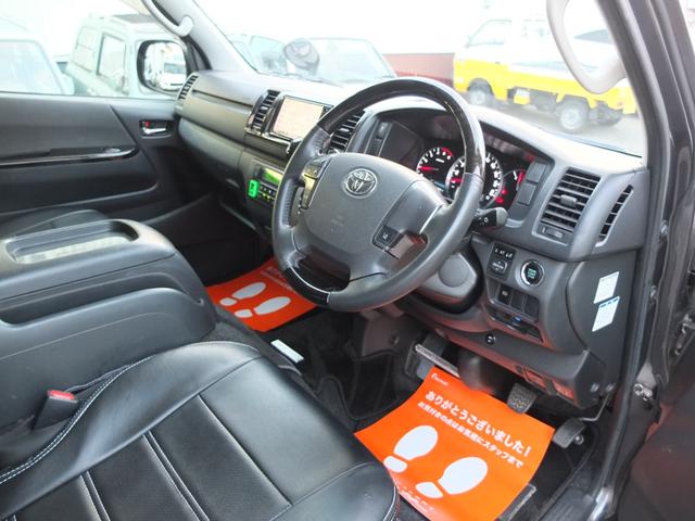 ハイエースバン スーパーＧＬ　ダークプライム　ＦＬＥＸ製ＤＥＬＦ－０４ＡＷ１７インチ　グッドイヤー製ナスカー　ＬＥＤライトフォグ　ナビ　フルセグ　Ｂｌｕｅｔｏｏｔｈ　Ｂカメラ　ＤＶＤ　ドラレコ前後カメラ　ＬＥＤテール　ＴＯＹＯＴＡセーフティセンス（38枚目）