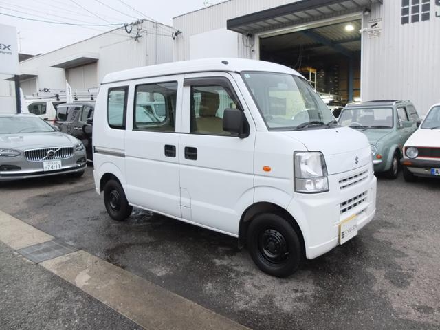 エブリイ ＰＡ　車検９年６月　革調シートカバー　新品タイヤ４本　ＬＥＤヘッドライト　ＥＴＣ　ポジション　ナンバー灯ＬＥＤ　エアコン　パワステ　集中ドアロック　ＳＵＺＵＫＩ保証書　整備記録簿　取説（7枚目）