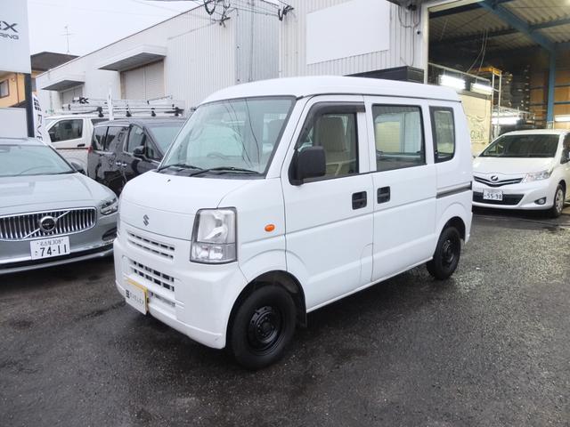 エブリイ ＰＡ　車検９年６月　革調シートカバー　新品タイヤ４本　ＬＥＤヘッドライト　ＥＴＣ　ポジション　ナンバー灯ＬＥＤ　エアコン　パワステ　集中ドアロック　ＳＵＺＵＫＩ保証書　整備記録簿　取説（9枚目）
