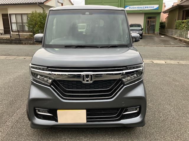 Ｎ－ＢＯＸカスタム Ｇ・Ｌターボホンダセンシング　衝突軽減ブレーキ　純正メモリナビ　バックカメラ　ＥＴＣ　両側パワスラ　クルーズコントロール　レーンキープアシスト　ハーフレザーシート　ＬＥＤヘッドライト　フォグランプ　ウィンカーミラー　オートライト（2枚目）