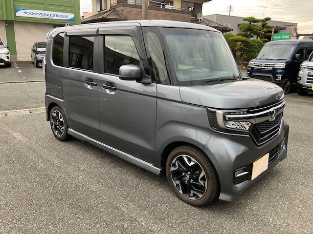 Ｎ－ＢＯＸカスタム Ｇ・Ｌターボホンダセンシング　衝突軽減ブレーキ　純正メモリナビ　バックカメラ　ＥＴＣ　両側パワスラ　クルーズコントロール　レーンキープアシスト　ハーフレザーシート　ＬＥＤヘッドライト　フォグランプ　ウィンカーミラー　オートライト（6枚目）