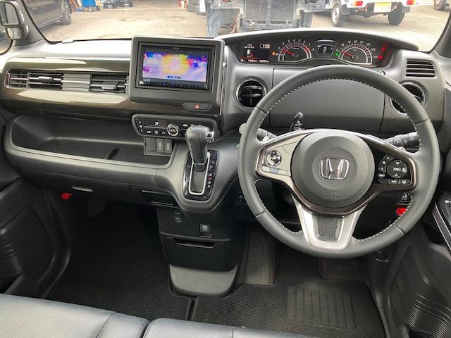 Ｎ－ＢＯＸカスタム Ｇ・Ｌターボホンダセンシング　衝突軽減ブレーキ　社外ナビ　バックカメラ　ＥＴＣ　両側パワスラ　クルーズコントロール　レーンキープアシスト　ハーフレザーシート　ＬＥＤヘッドライト　フォグランプ　ウィンカーミラー　オートライト（34枚目）