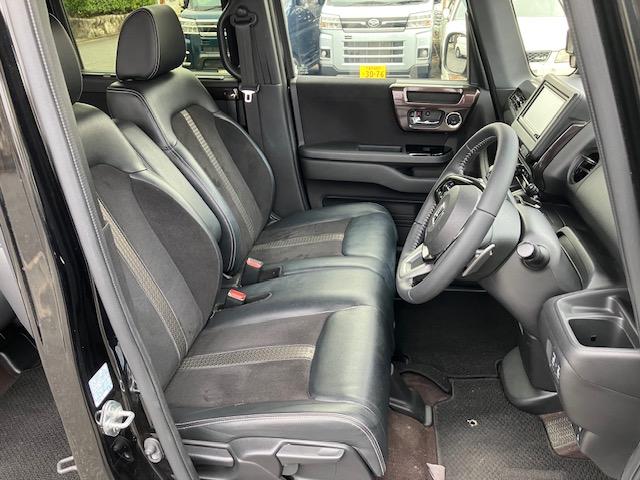 Ｎ－ＢＯＸカスタム Ｇ・Ｌターボホンダセンシング　衝突軽減ブレーキ　社外ナビ　バックカメラ　ＥＴＣ　両側パワスラ　クルーズコントロール　レーンキープアシスト　ハーフレザーシート　ＬＥＤヘッドライト　フォグランプ　ウィンカーミラー　オートライト（35枚目）