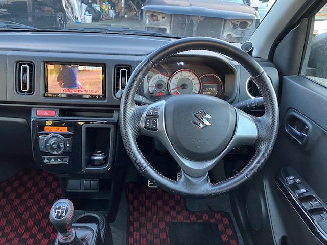 アルトワークス ベースグレード　５速車　社外ナビ　フルセグＴＶ　バックカメラ　ＥＴＣ　純正レカロシート　ウィンカーミラー　スマートキーＸ２（44枚目）