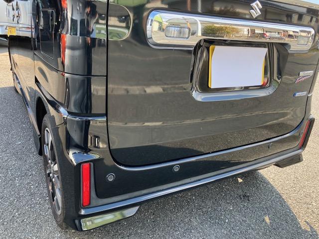 スペーシアカスタム ハイブリッドＸＳターボ　４ＷＤ　純正８インチナビ　ドラレコ　後席モニターＸ２　衝突軽減ブレーキ　全方位カメラ　ＨＵＤ　ＬＥＤヘッドライト＆フォグ　両側パワスラ　スマートキーＸ２　ハーフレザーシート　１５ＡＷ　１年保証付き（22枚目）