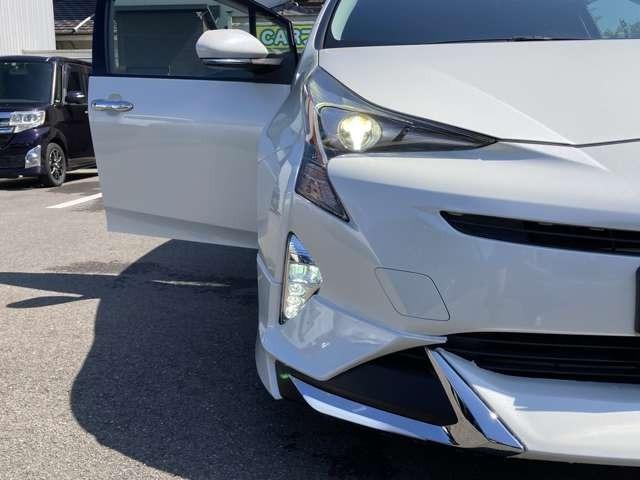 プリウス S フルエアロ/LEDヘッドライト/デイライト/純正ナビ地デジTV/Bluetooth/バックカメラ/車検2年付/ドライブレコーダー/ETC/スマートキー/プッシュスターター(34枚目)