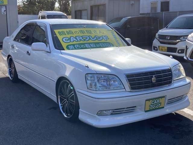 クラウン ロイヤルサルーン　プレミアム　車高調／深リム１９インチＡＷ／フロントスポイラー／キーレスエントリー／ＥＴＣ／クルーズコントロール／ＨＩＤヘッドライト／後期モデル／パール単色カラー（22枚目）