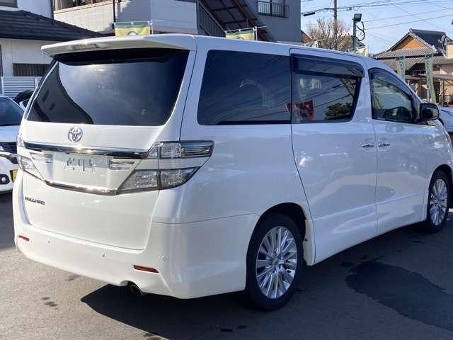 ヴェルファイア 2.4Z 両側電動スライドドア ナビ地デジTV バックカメラ Bluetooth 後席モニター ETC スマートキー プッシュスターター HIDヘッドライト 車検2年付(30枚目)