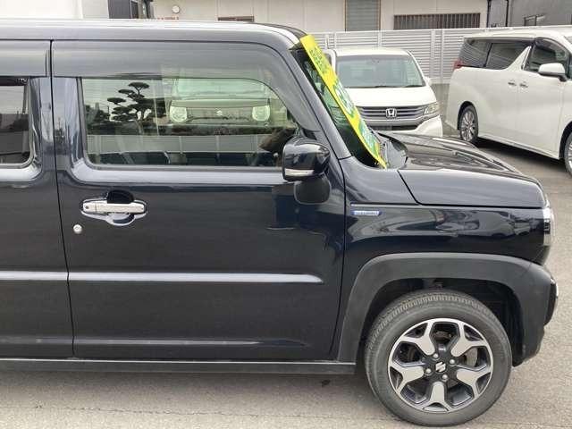 ハスラー ハイブリッドX Bluetoothオーディオ/ETC/LEDヘッドライト/LEDフォグ/純正アルミホイール/コーナーセンサー/スマートキー/新品フロアマット/衝突軽減ブレーキ/クリアランスソナー(28枚目)