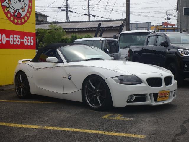 BMW Ｚ４ ロードスター２．５ｉ キーレス 社外ナビ ＴＶ １９インチ