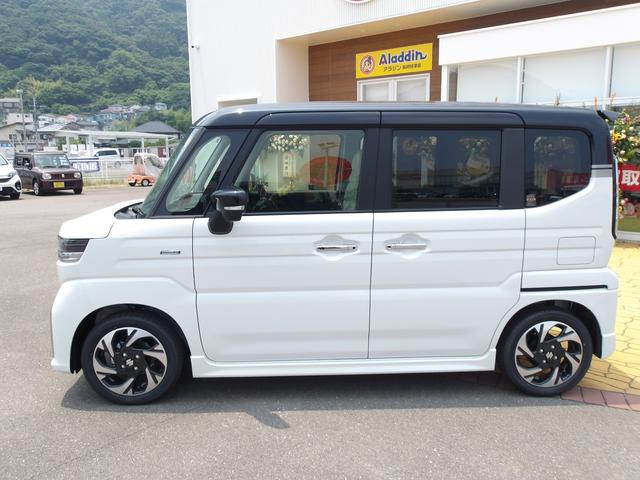 スペーシアカスタム ハイブリッドＸＳ　届出済未使用車・スマートキー・両側パワスラ・ハンドルヒーター・シートヒーター・リアサーキュレーター・ＬＥＤヘッドライト・純正アルミホイール・オットマン（12枚目）