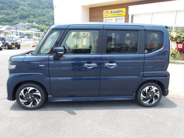 スペーシアカスタム ハイブリッドＸＳ　届出済未使用車・スマートキー・両側パワスラ・ハンドルヒーター・シートヒーター・リアサーキュレーター・ＬＥＤヘッドライト・純正アルミホイール・オットマン（12枚目）