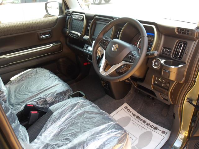 ハスラー タフワイルド　届出済未使用車　スマートキー　シートヒーター　ＬＥＤヘッドライト　スズキセーフティ　アダプティブクルーズコントロール　純正アルミホイール　衝突被害軽減ブレーキ　デュアルカメラブレーキサポート（8枚目）