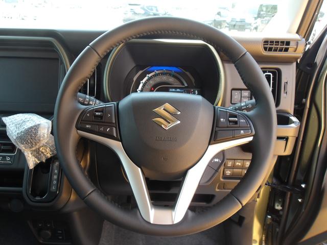 ハスラー タフワイルド　届出済未使用車　スマートキー　シートヒーター　ＬＥＤヘッドライト　スズキセーフティ　アダプティブクルーズコントロール　純正アルミホイール　衝突被害軽減ブレーキ　デュアルカメラブレーキサポート（10枚目）