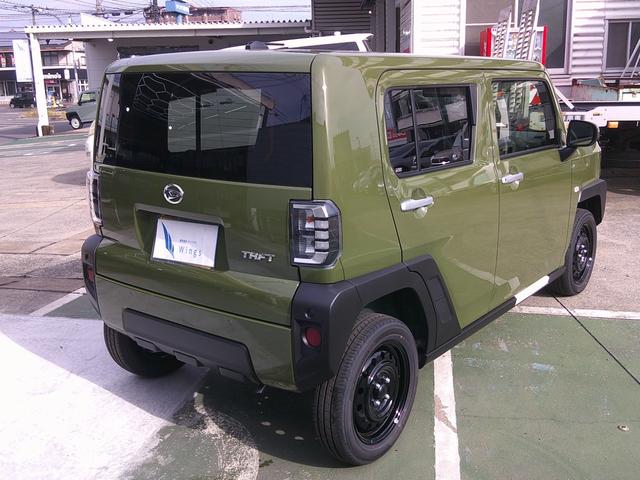 タフト X 届出済み未使用車 スマートキー バックカメラ LEDヘッドライト フロアマット スマートアシスト パノラマルーフ(22枚目)