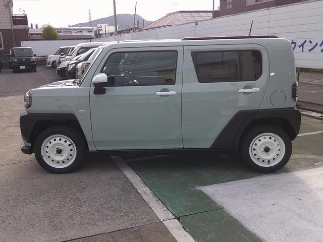 タフト G 届出済み未使用車 ホワイトパック スマートアシスト スマートキー シートヒーター LEDヘッドライト パノラマルーフ バックカメラ ルーフレール フロアマット(5枚目)