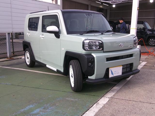 タフト G 届出済み未使用車 ホワイトパック スマートアシスト スマートキー シートヒーター LEDヘッドライト パノラマルーフ バックカメラ ルーフレール フロアマット(6枚目)