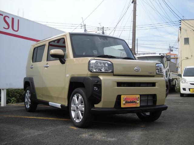 タフト G 届出済み未使用車 スマートアシスト スマートキー シートヒーター LEDヘッドライト パノラマルーフ バックカメラ ルーフレール フロアマット 純正アルミホイール(8枚目)