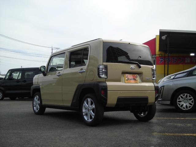 タフト G 届出済み未使用車 スマートアシスト スマートキー シートヒーター LEDヘッドライト パノラマルーフ バックカメラ ルーフレール フロアマット 純正アルミホイール(22枚目)