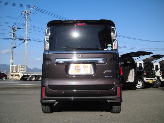 スペーシアカスタム ハイブリッドＸＳターボ　社外９インチナビ　ＥＴＣ　純正アルミホイール　サーキュレーター　両側パワスラ　シートヒーター　デュアルセンターブレーキサポート　衝突被害軽減ブレーキ（9枚目）