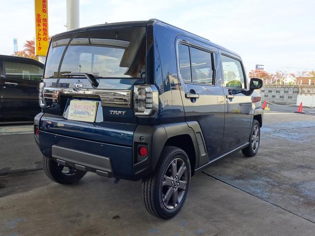 タフト Ｇ　ダーククロムベンチャー　届出済み未使用車　シートヒーター　ＬＥＤヘッドライト　バックカメラ　パノラマルーフ　ルーフレール　フロアマット　純正アルミホイール　スマートキー　スマートアシスト（16枚目）