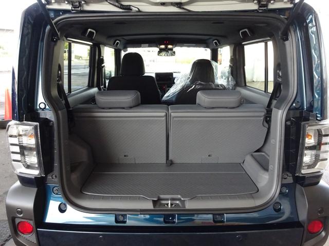 タフト Ｇ　ダーククロムベンチャー　届出済み未使用車　シートヒーター　ＬＥＤヘッドライト　バックカメラ　パノラマルーフ　ルーフレール　フロアマット　純正アルミホイール　スマートキー　スマートアシスト（20枚目）