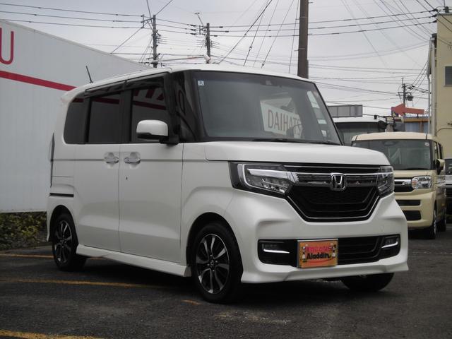 N-BOXカスタム G・Lホンダセンシング 社外ナビ バックカメラ ETC 両側パワスラ LEDヘッドライト 純正アルミ(3枚目)