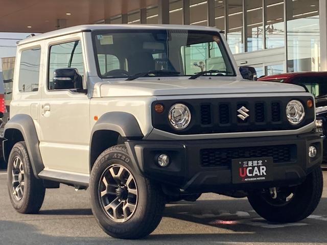 ジムニーシエラ ＪＣ　Ｉストップ　アルミホイル　車線逸脱警報装置　キーフリー　スマートキ－　オートＬＥＤ　パワーステアリング　Ｗエアバッグ　横滑り防止機能　フルオートエアコン　ＰＷ　シートヒータ　ＬＥＤヘットライト　ＡＢＳ（5枚目）