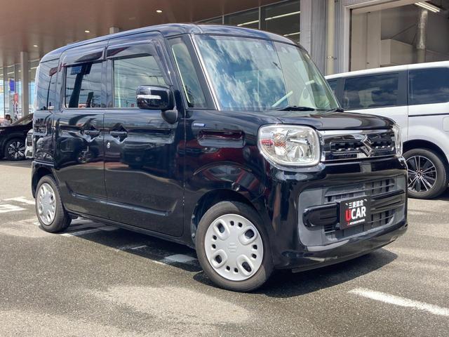 スペーシア ハイブリッドＸ　デュアルセンサーブレーキＳ　両側パワードア　コーナーセンサ　車線逸脱　スマートエントリー　地デジフルセグ　シ－トヒ－タ－　ＥＴＣ車載器　ｉ－ｓｔｏｐ　フリーキー　ナビＴＶ　オートマチックハイビーム（3枚目）